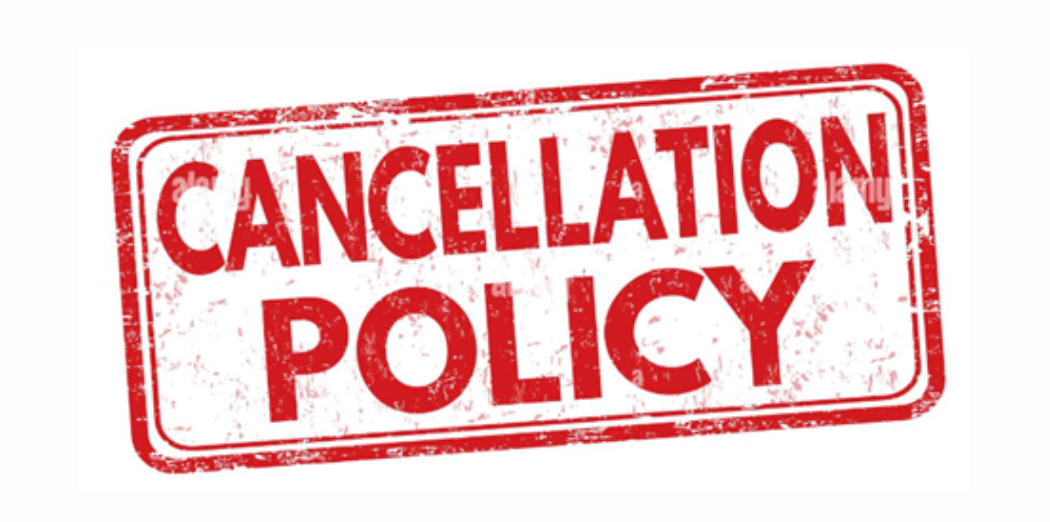 Cancellation Guidelines & Processing Changes!